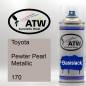 Preview: Toyota, Pewter Pearl Metallic, 170: 400ml Sprühdose, von ATW Autoteile West.